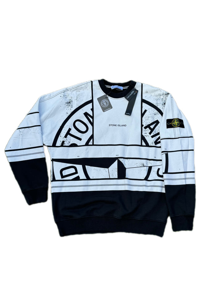 Stone Island Mosaic Print Crewneck BNWT