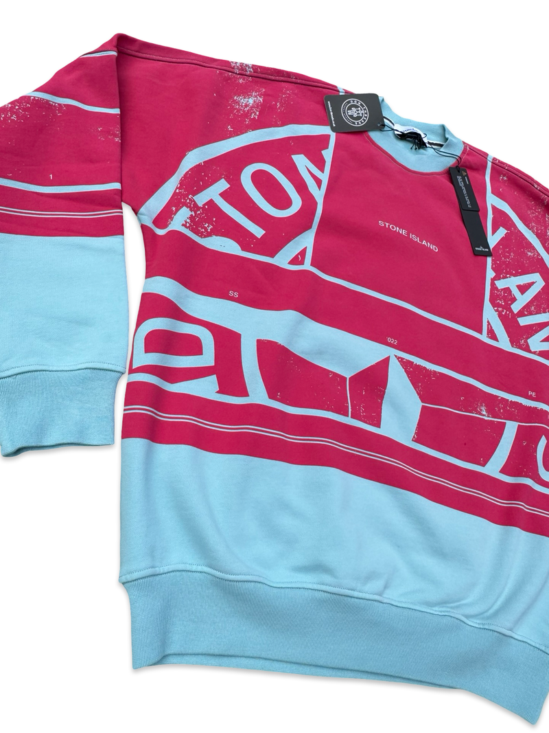 Stone Island Mosaic Print Crewneck
