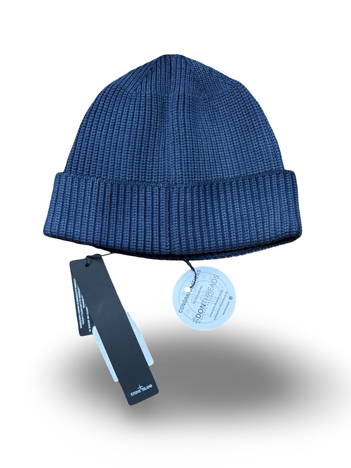 Stone Island Hand Corrosion Ribbed Beanie