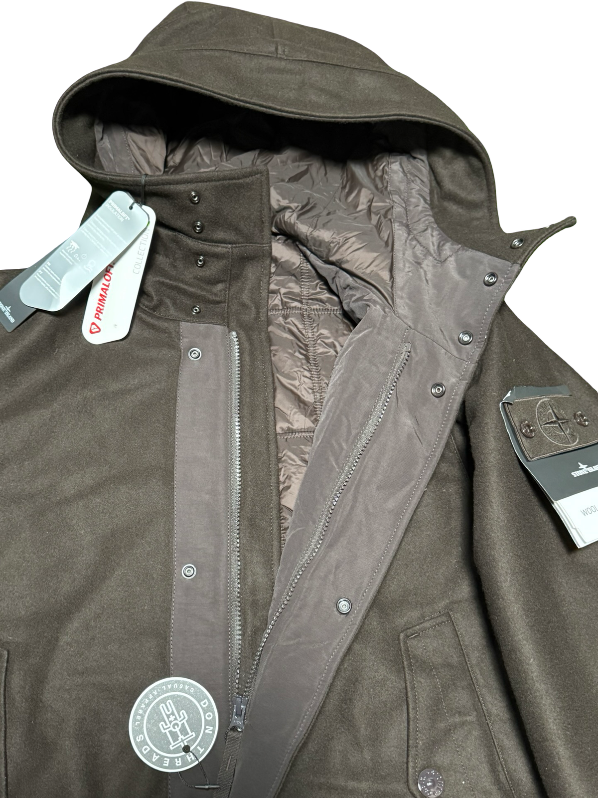 Stone Island Wool Nylon Flannel Ghost Piece