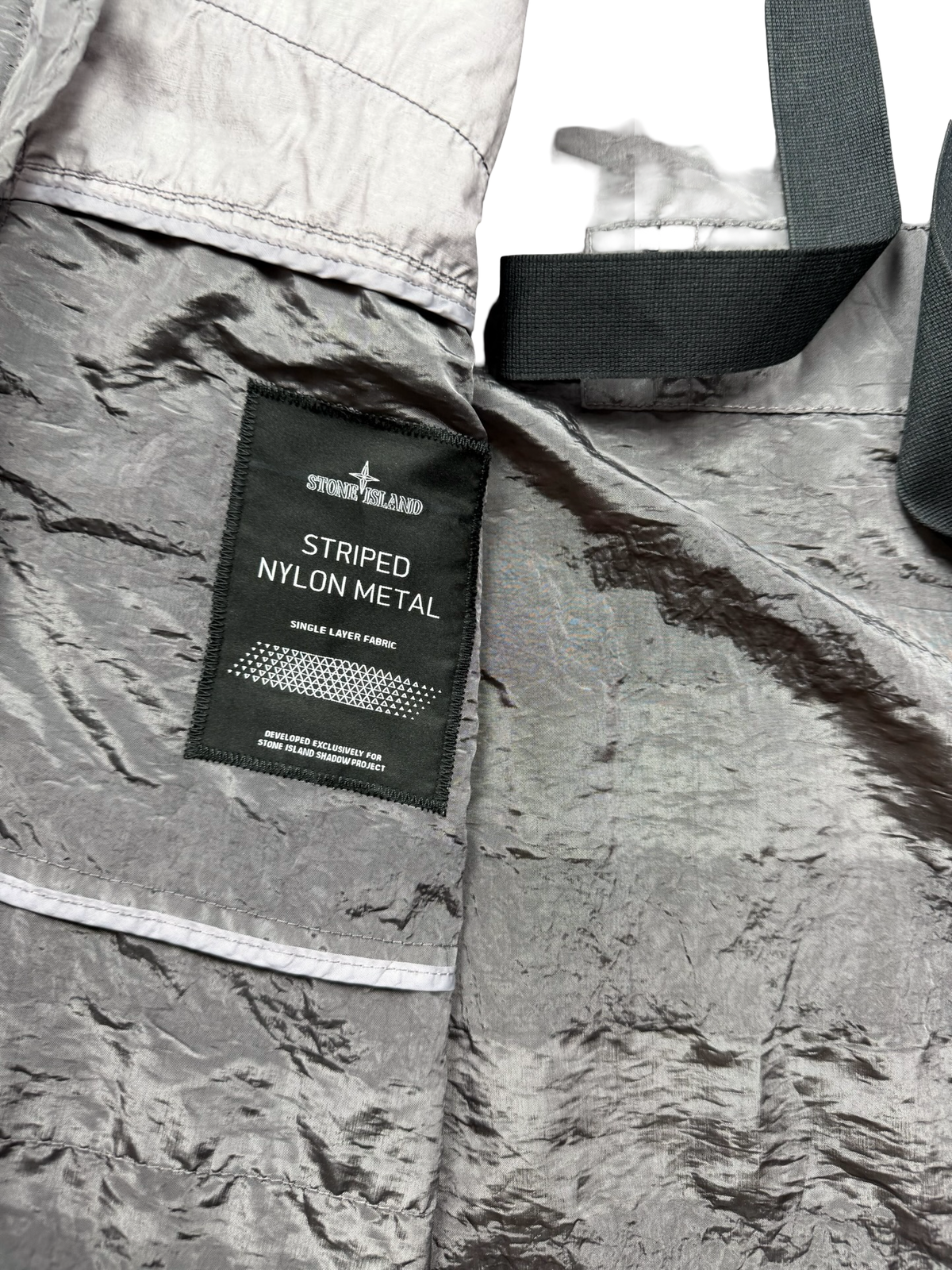 Stone Island Stripped Nylon Metal Parka
