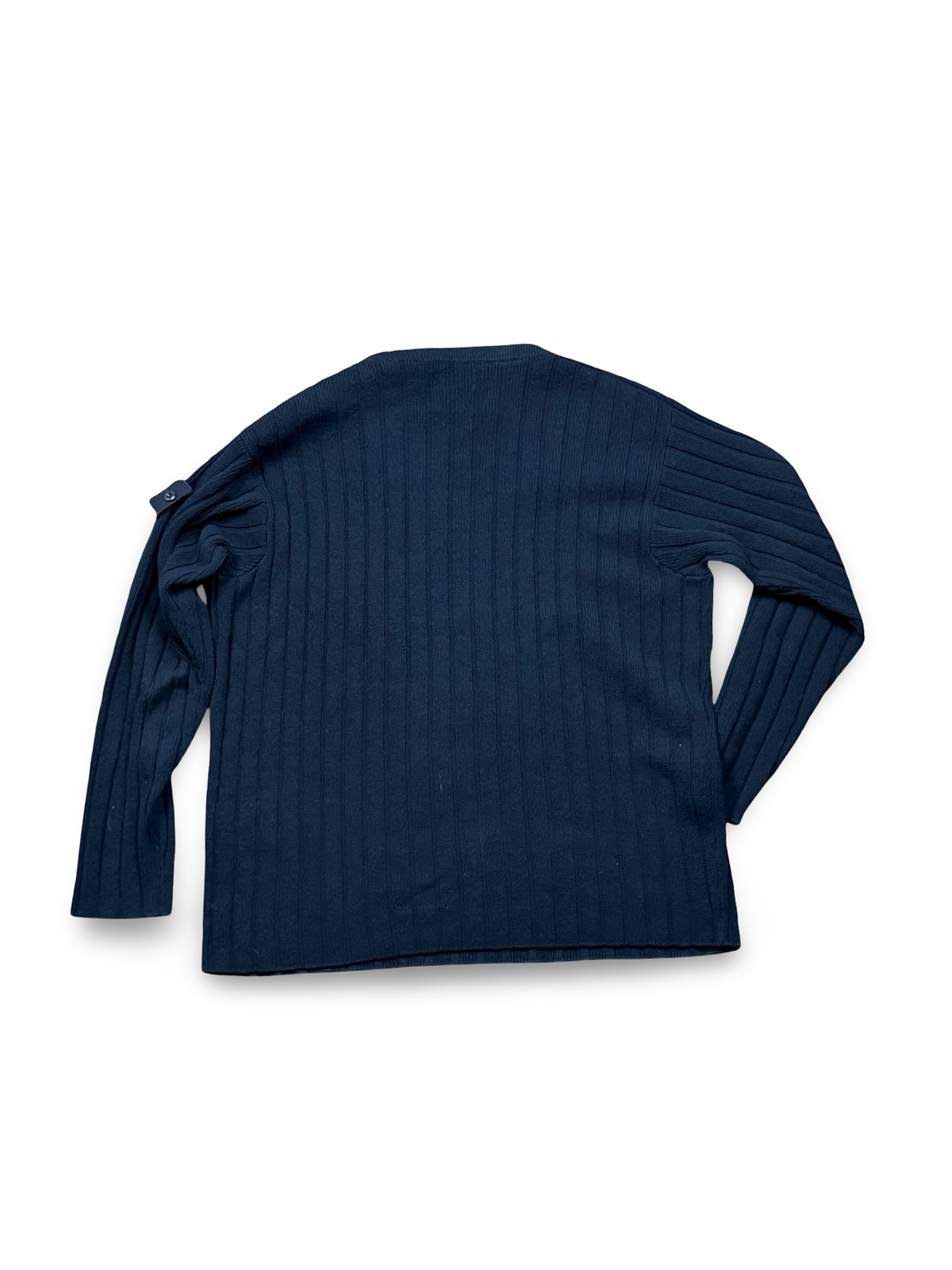 Stone Island Black Ghost Project Ribbed Knit Crewneck
