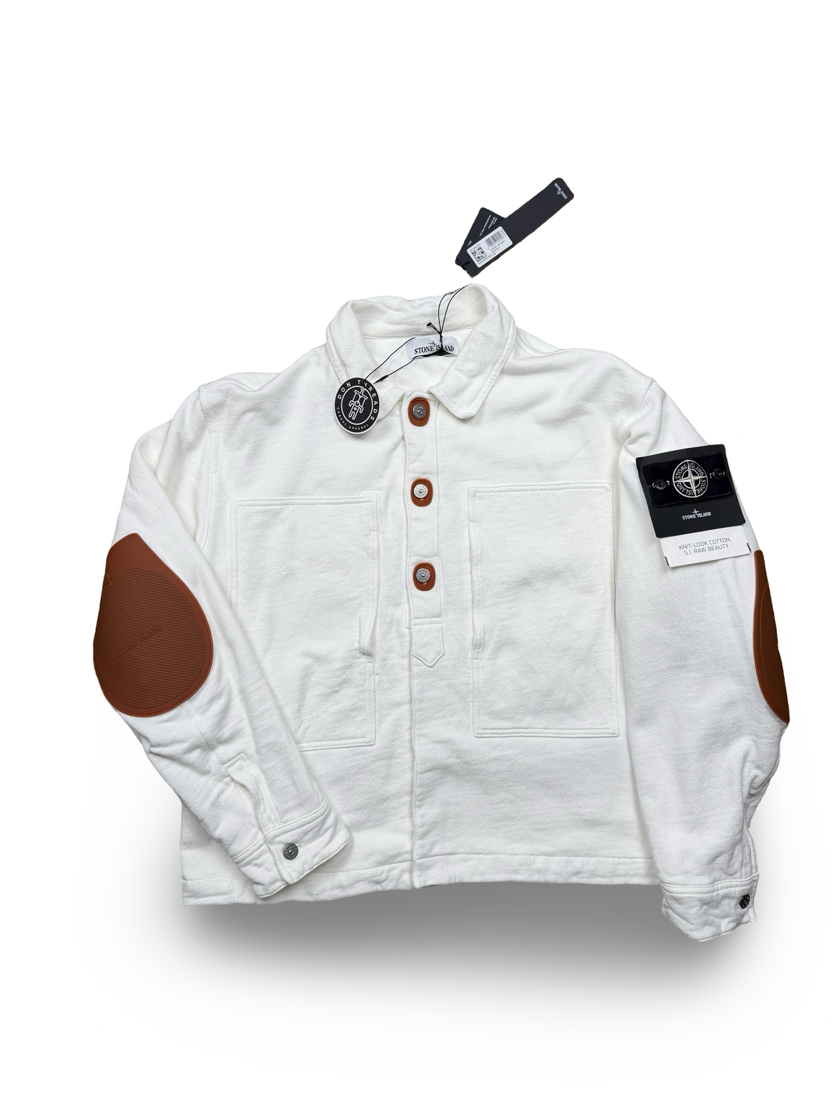 Stone Island Knit-Look Cotton S.I Raw Beauty