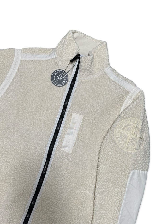 Stone Island Embroided Logo Fleece Jacket