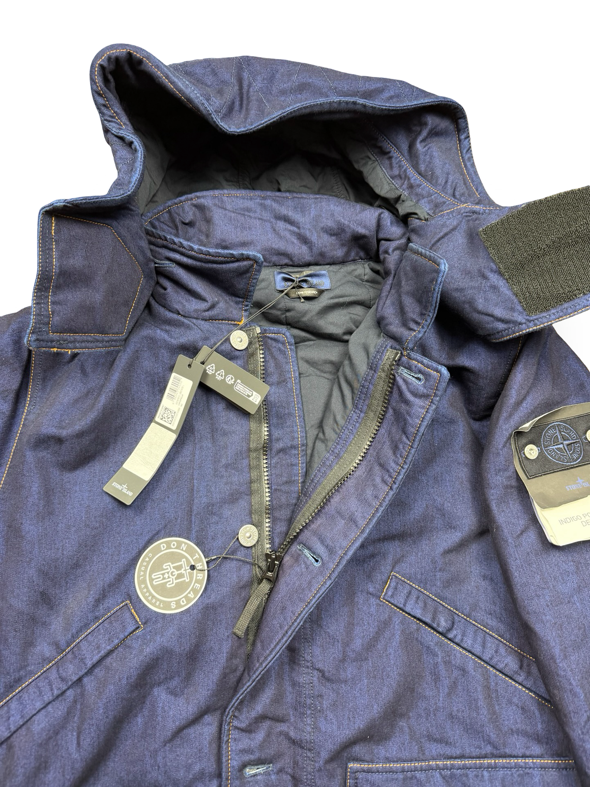 Stone Island Indigo Polypropylene Denim Light