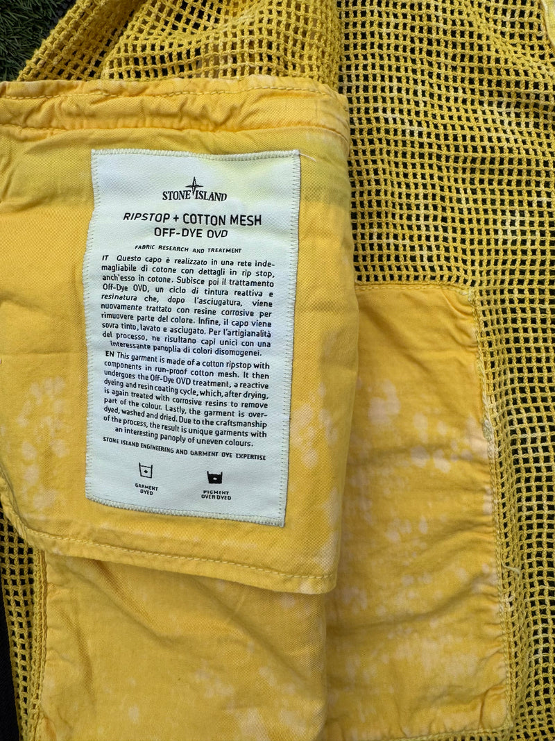 Stone Island Ripstop + Cotton Mesh Off-Dye OVD