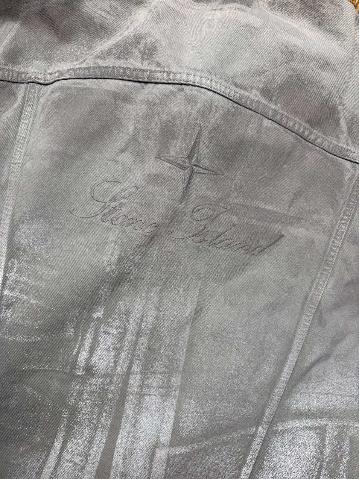 Stone Island | Supreme Reflective Bull Denim-TC