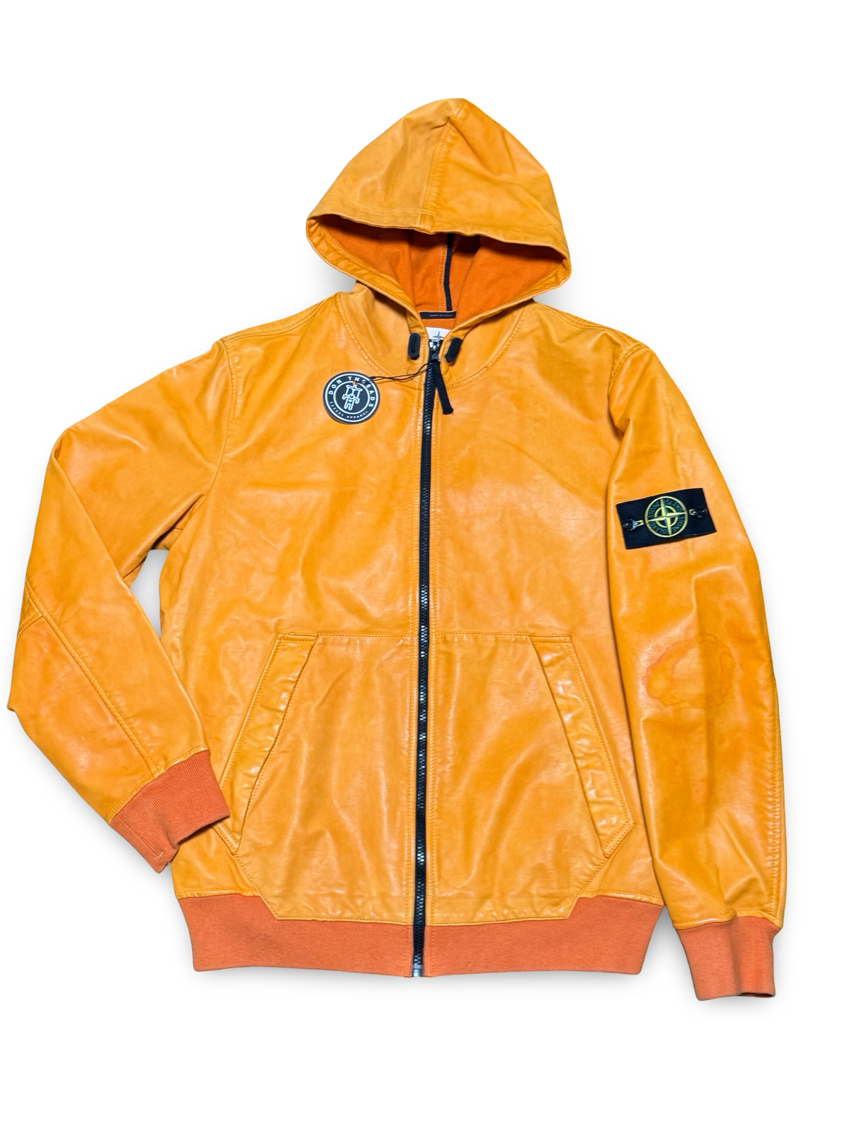 Stone Island Lightweight Leather Felpa