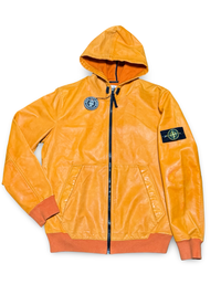Stone Island Lightweight Leather Felpa