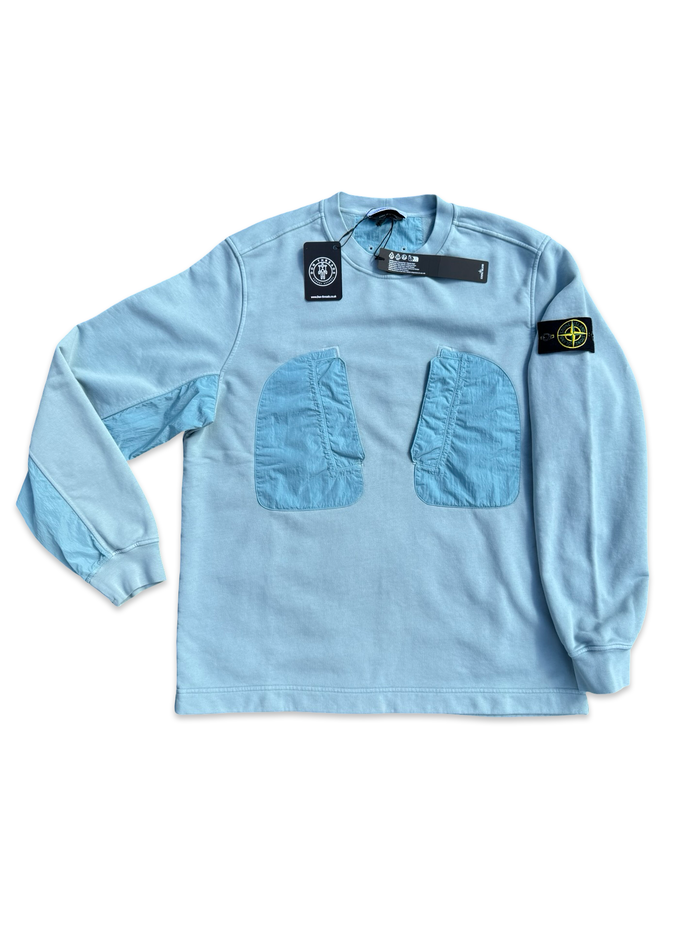 Stone Island Crewneck With Nylon Metal