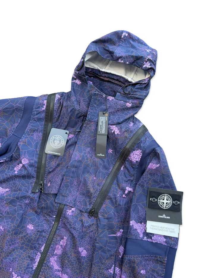 Stone Island Printed Heat Reactive Thermosensitive Fabric Parka