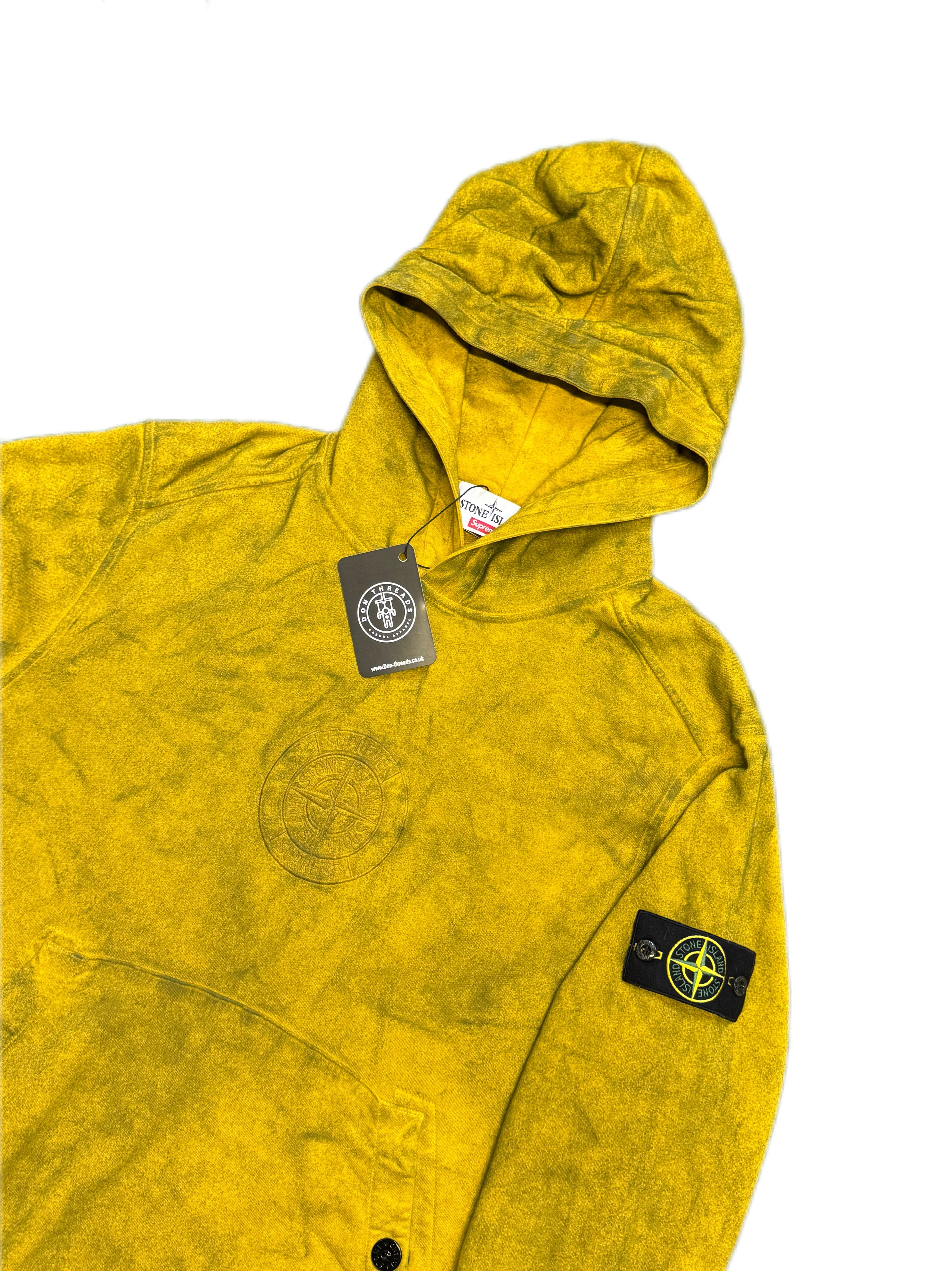 Hoodie supreme x stone island online