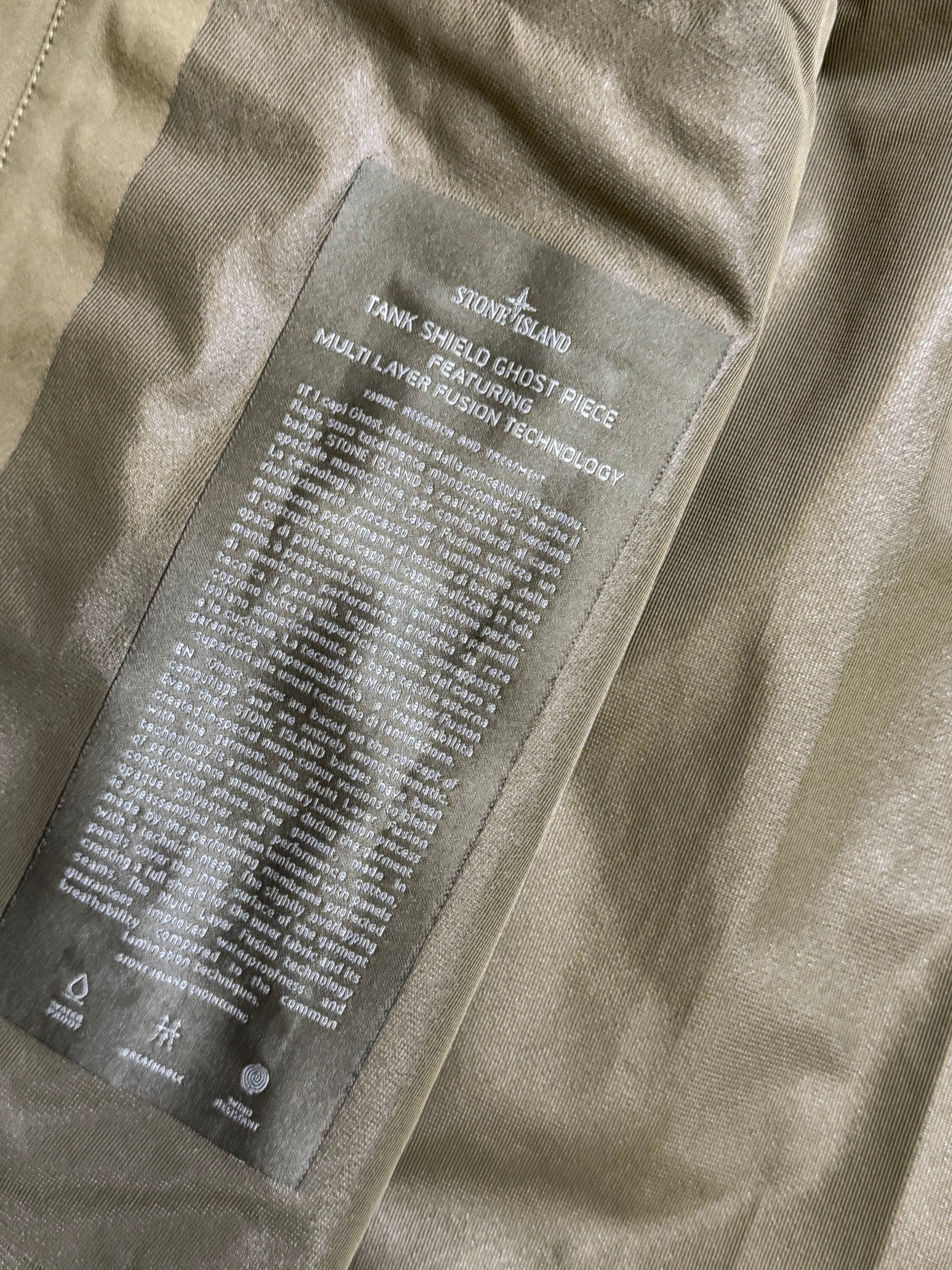 Stone Island Tank Shield Ghost Piece Featuring Multi Layer Fusion