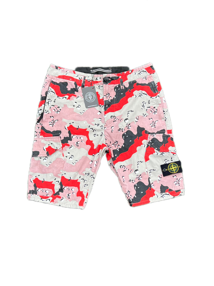 Stone Island Desert Camo Cargo Shorts