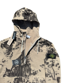 Stone Island Camo Half Zip Hoodie
