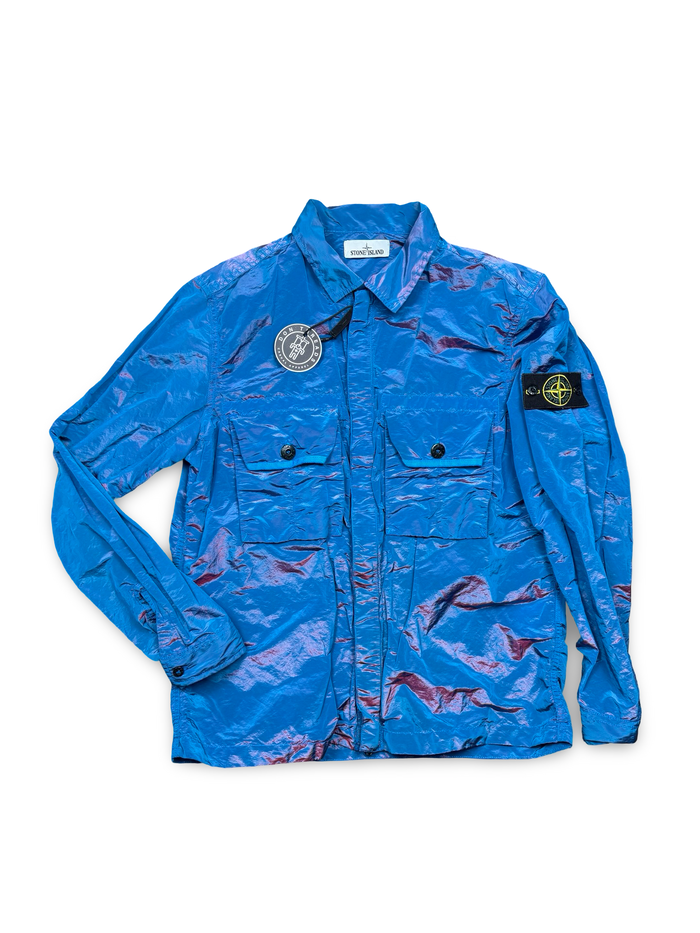 Stone Island Blue/Pink Weft Overshirt