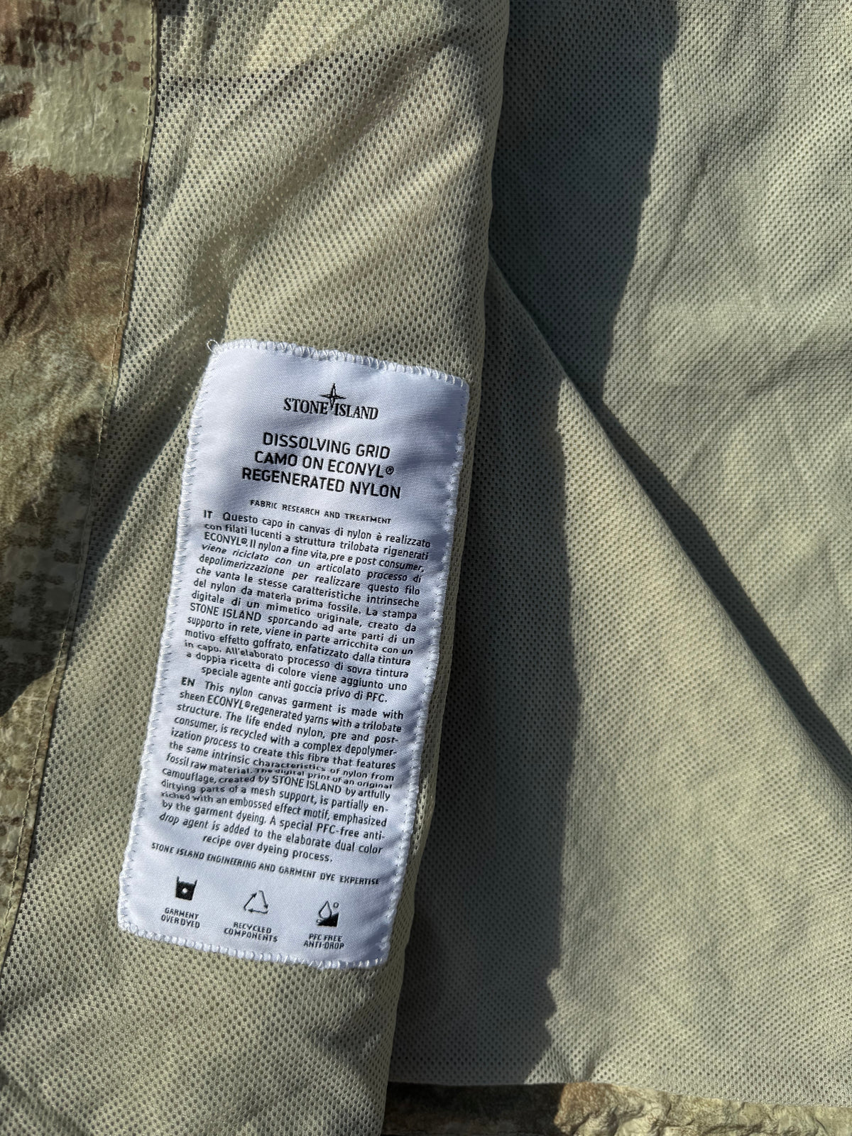 Stone Island Dissolving Grid Camo