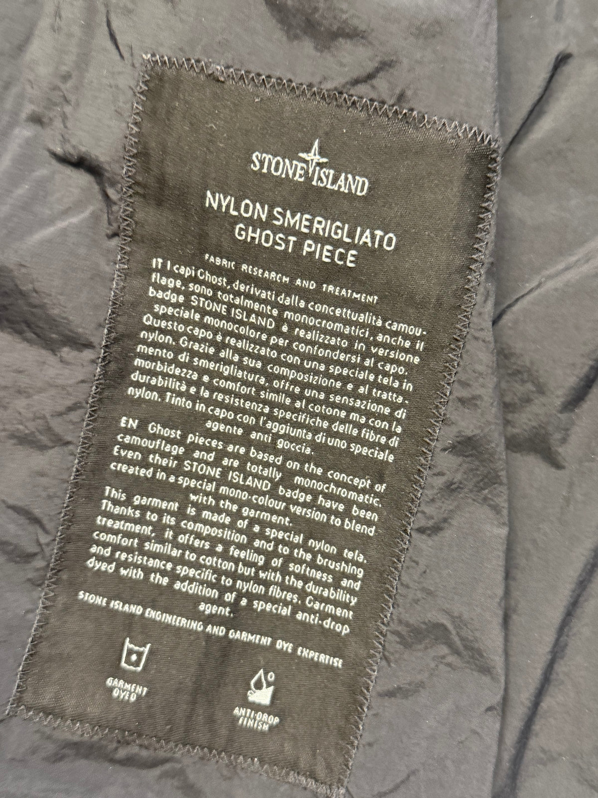 Stone Island Nylon Smerigliato Ghost Piece