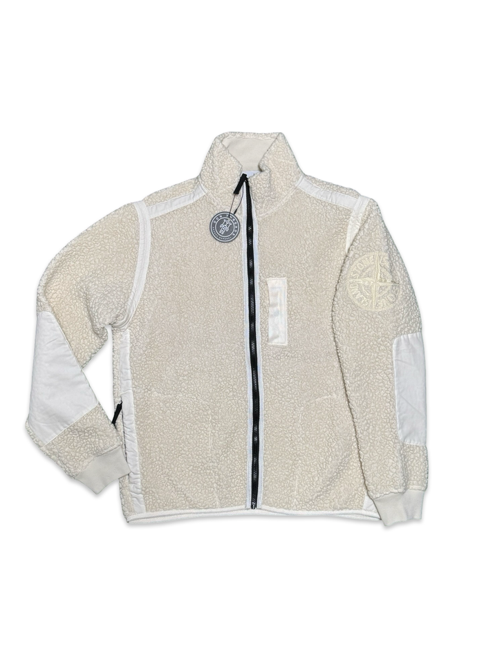 Stone Island Embroided Logo Fleece Jacket