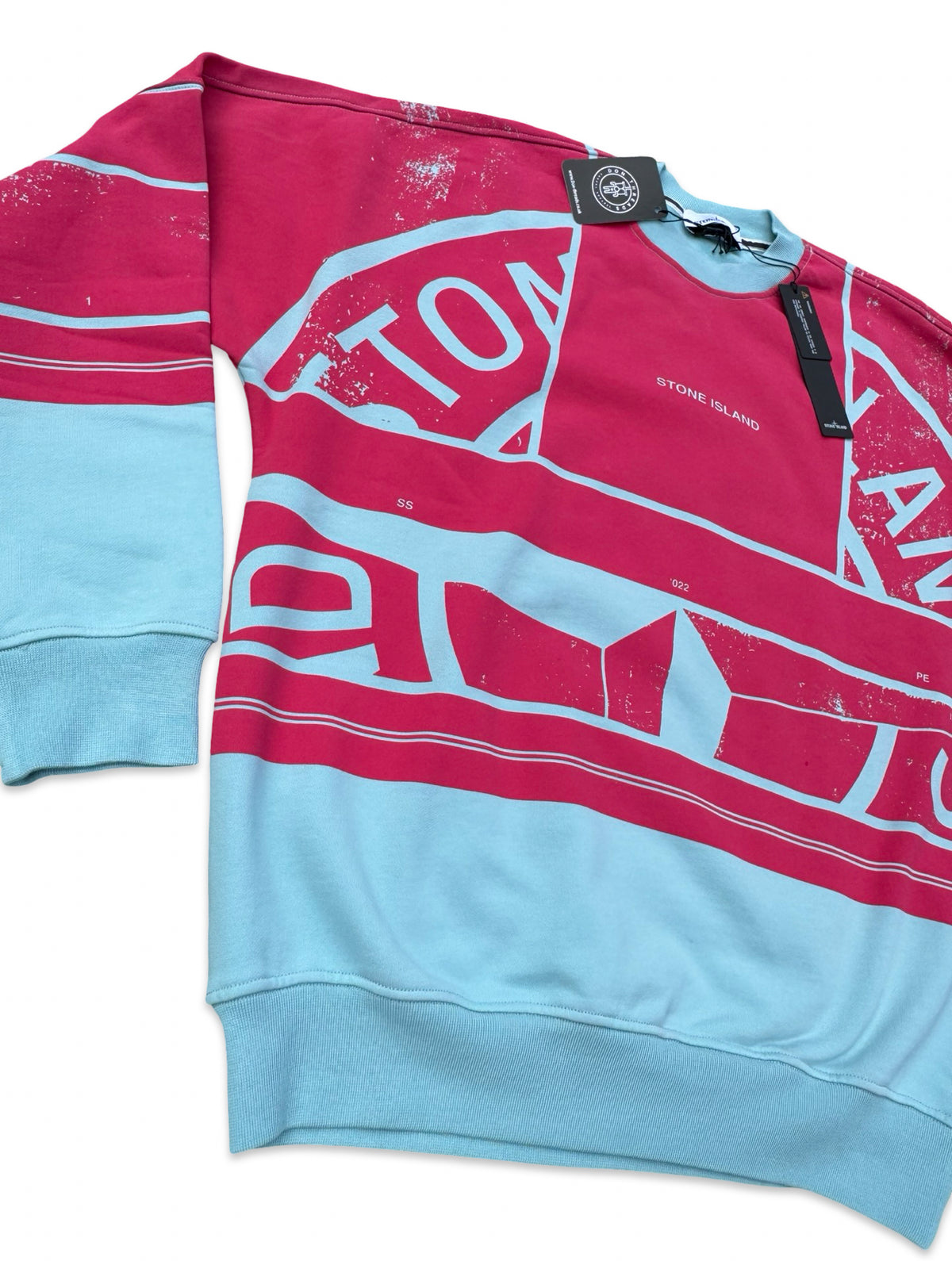 Stone Island Mosaic Print Crewneck