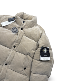 Stone Island Corduroy 800 Down With Dust Colour Frost Finish