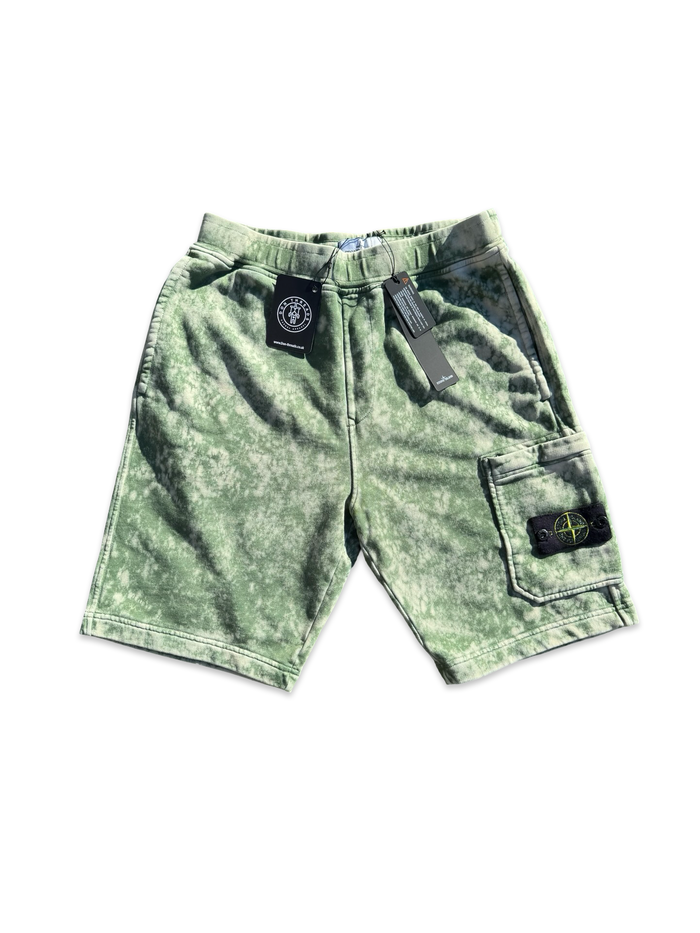 Stone Island OVD Acid Wash Fleece Shorts