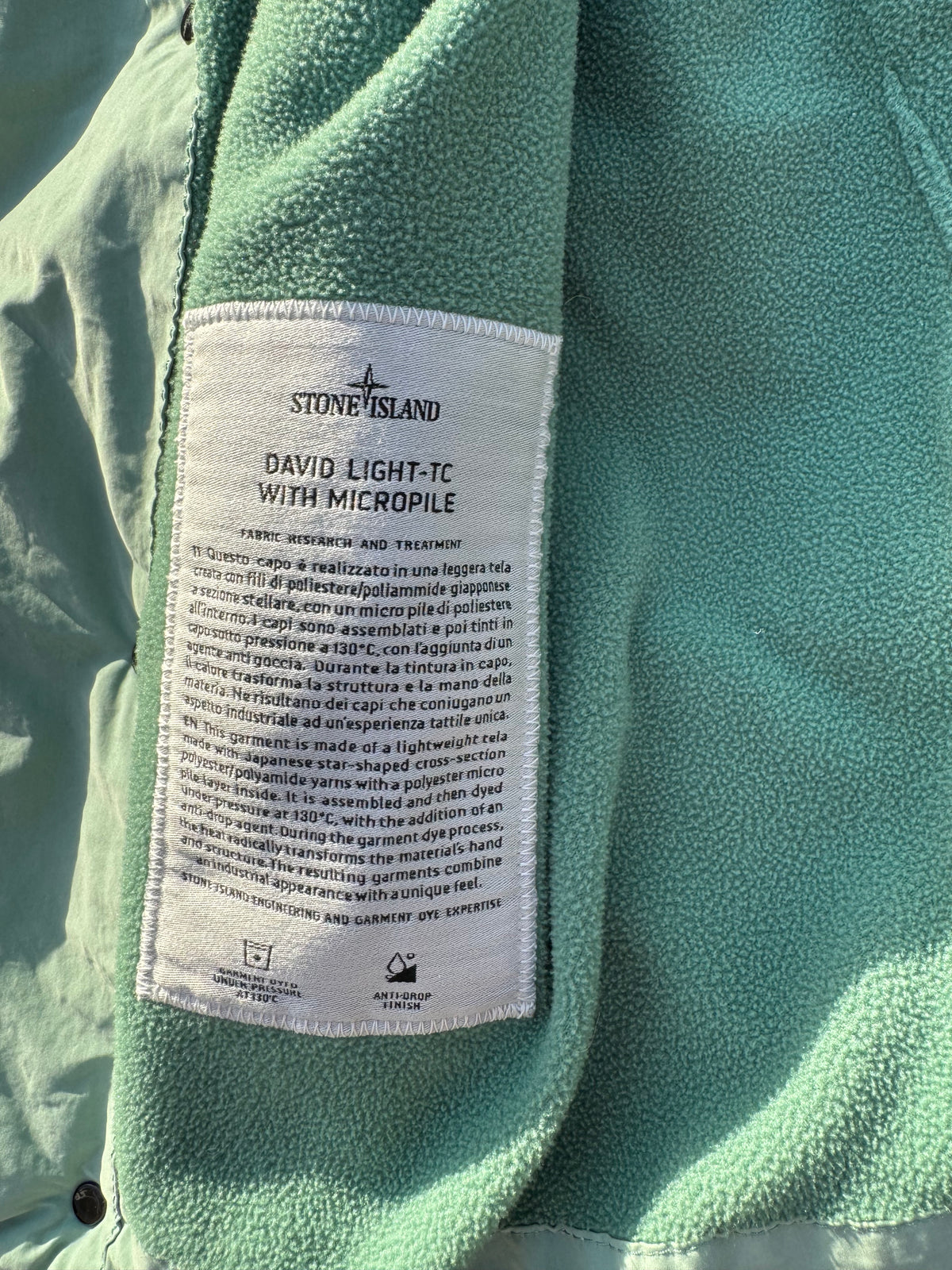 Stone Island David Light-TC With Micropile