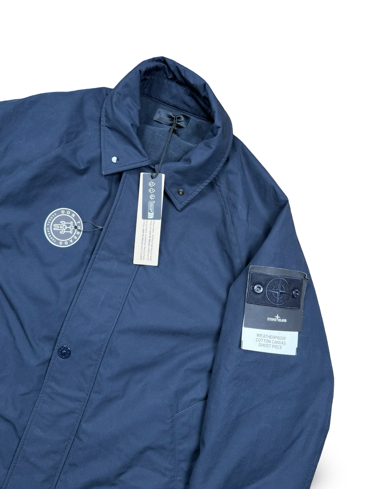 Stone Island Weatherproof Cotton Canvas Ghost Piece