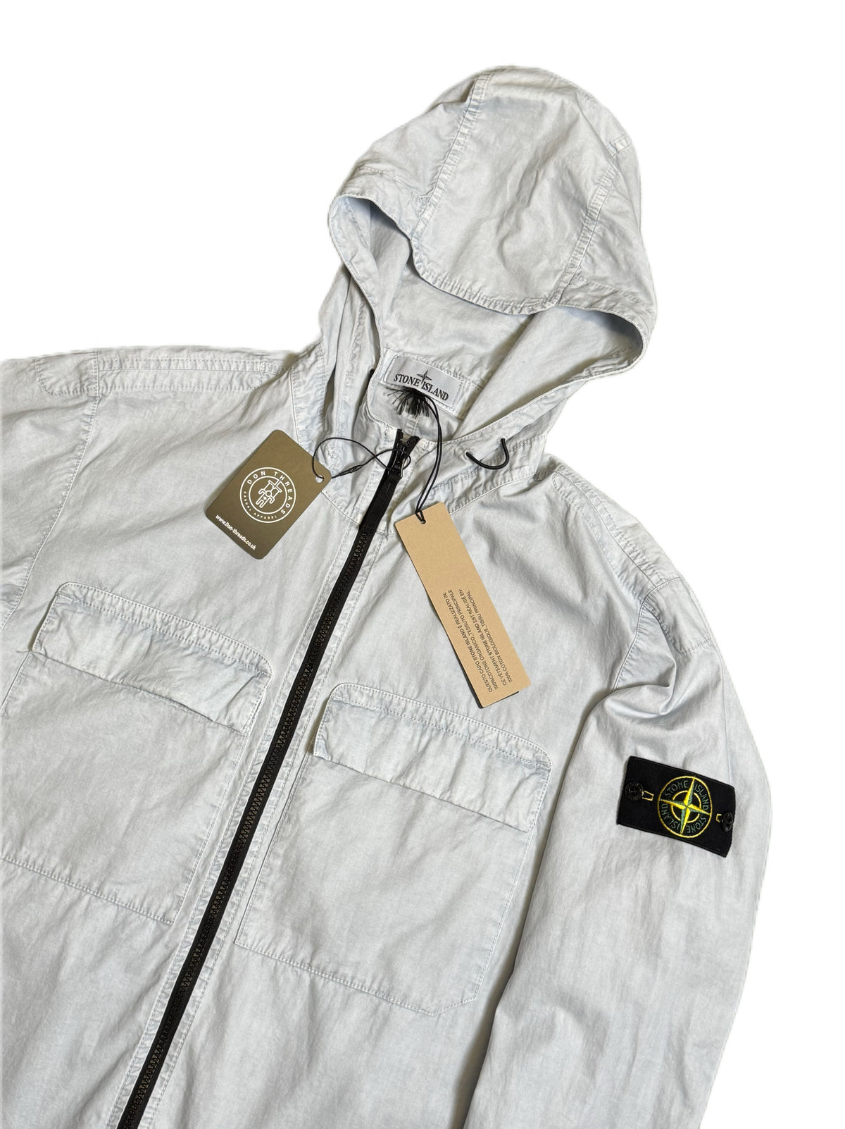 Stone Island Dual Pocket Hooded Overshirt