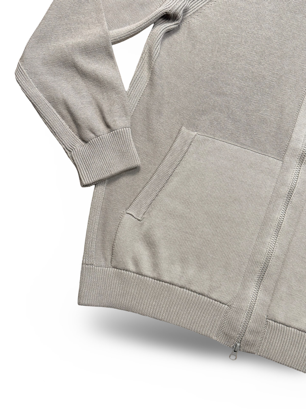 Stone Island Ghost Piece Cotton Cashmere Zip Up