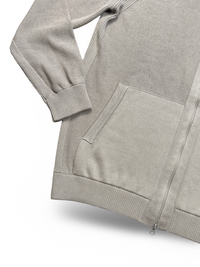 Stone Island Ghost Piece Cotton Cashmere Zip Up