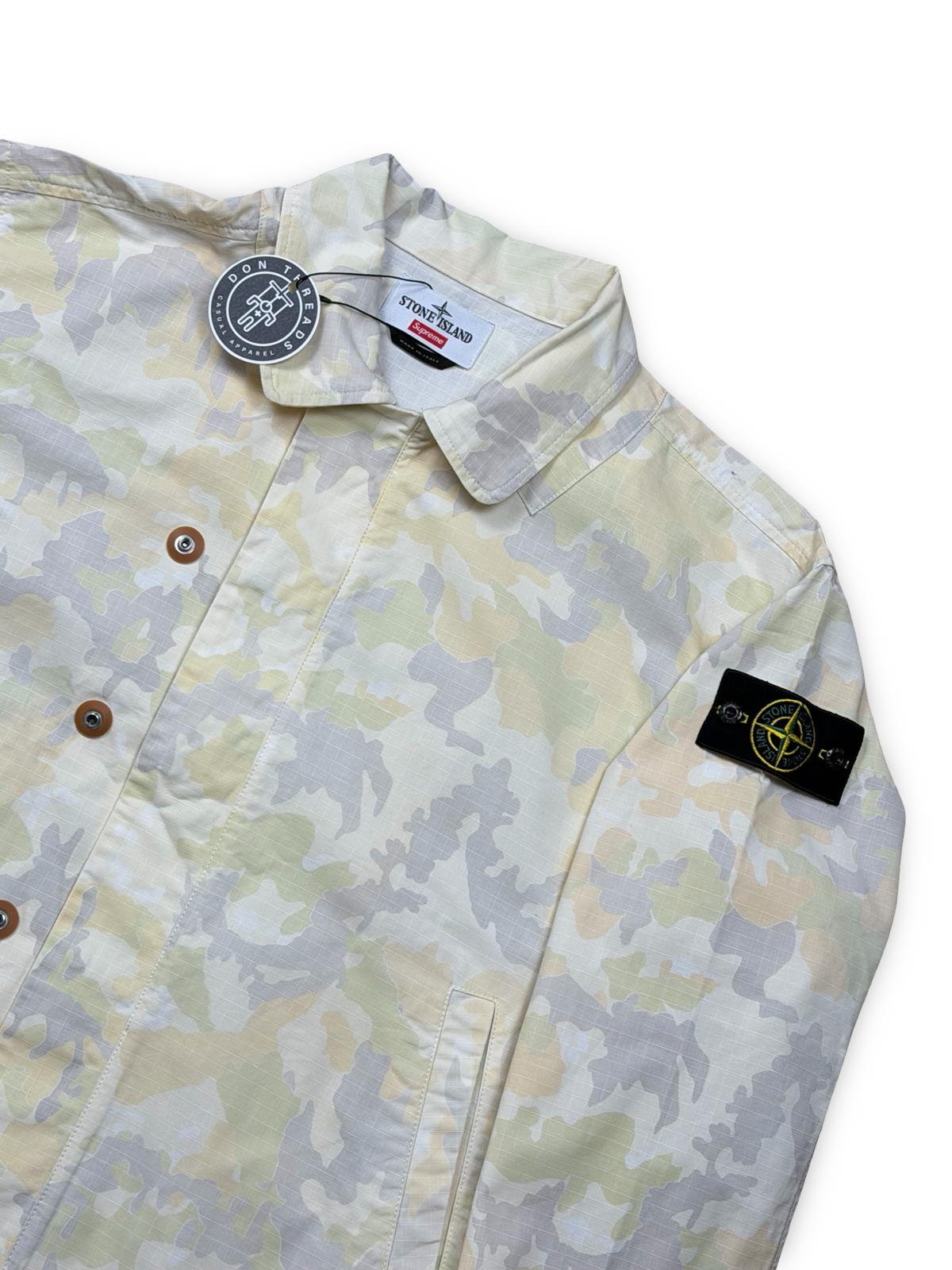 Stone Island x Supreme Cotton Ripstop Ice Jacket Camouflage