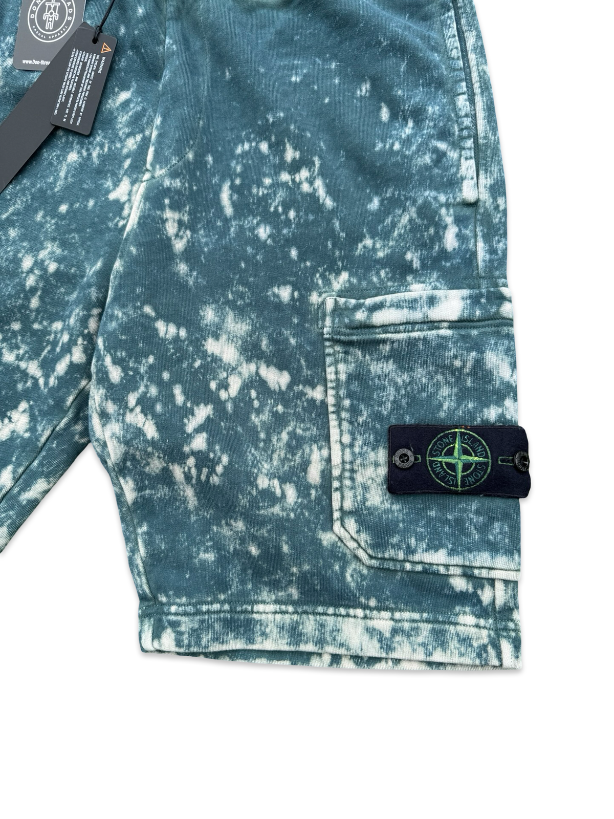 Stone Island OVD Acid Wash Fleece Shorts