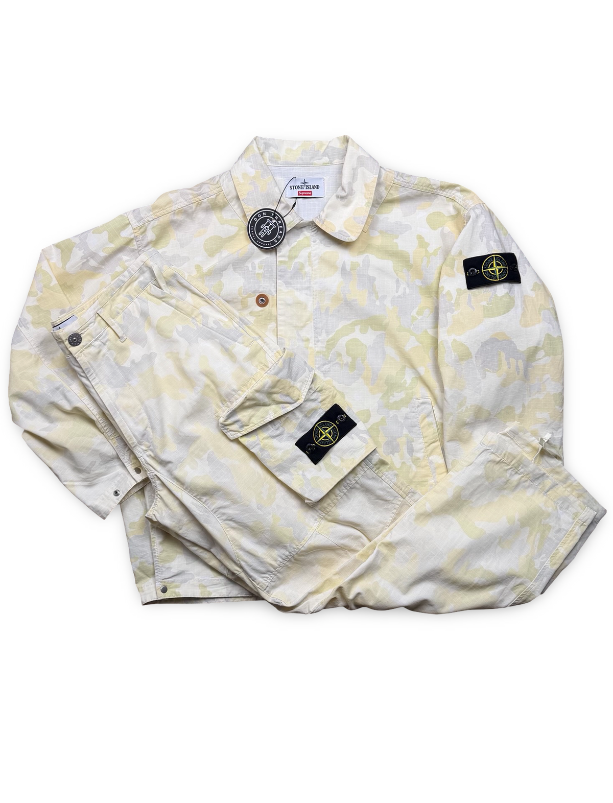Stone Island x Supreme Cotton Ripstop Ice Jacket Camouflage