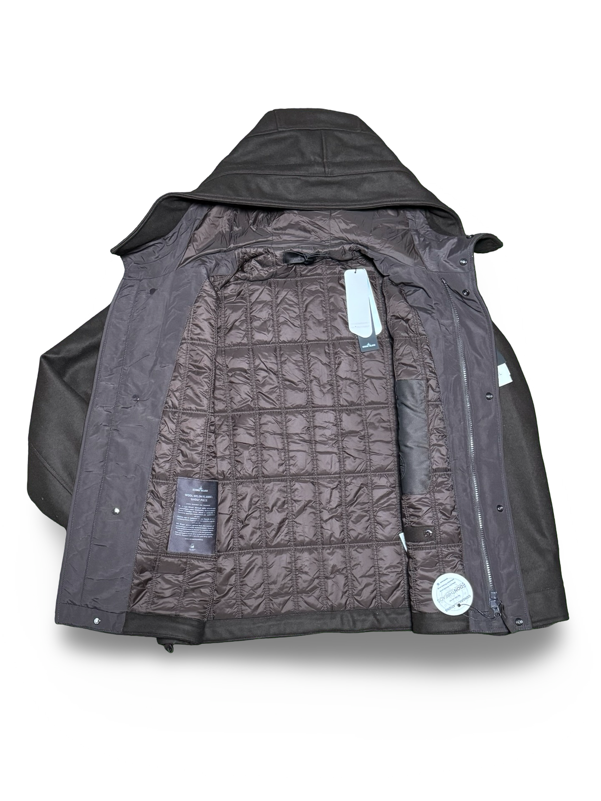 Stone Island Wool Nylon Flannel Ghost Piece