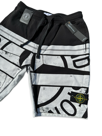 Stone Island Mosaic Fleece Shorts