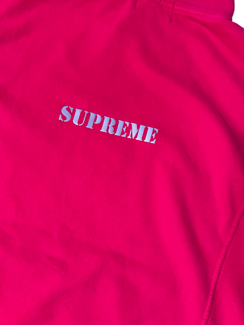 Stone Island X Supreme Pullover Reflective Hoodie