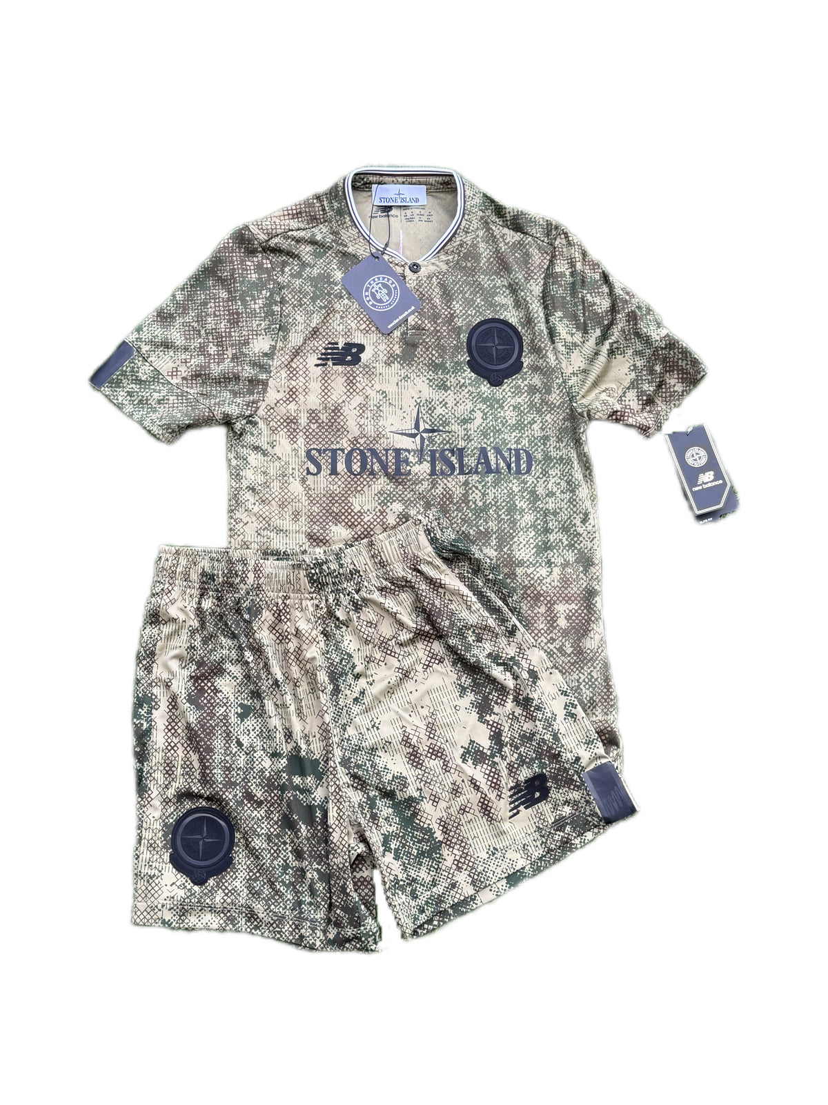 Stone Island x New Balance Camo Recycled Poly Football Kit (No socks)