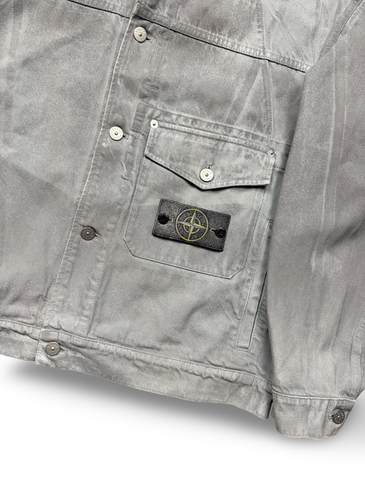 Stone Island | Supreme Reflective Bull Denim-TC