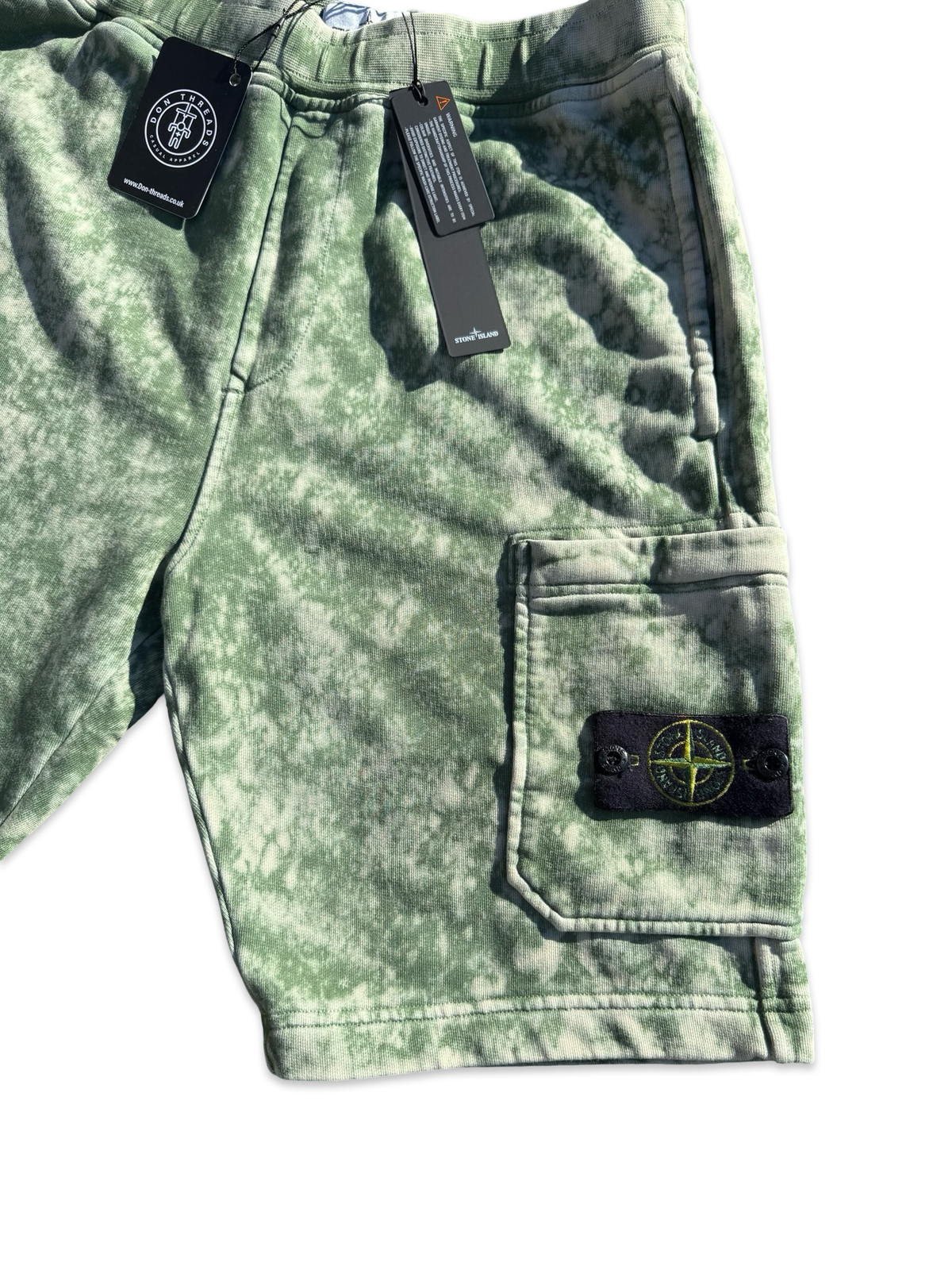 Stone Island OVD Acid Wash Fleece Shorts
