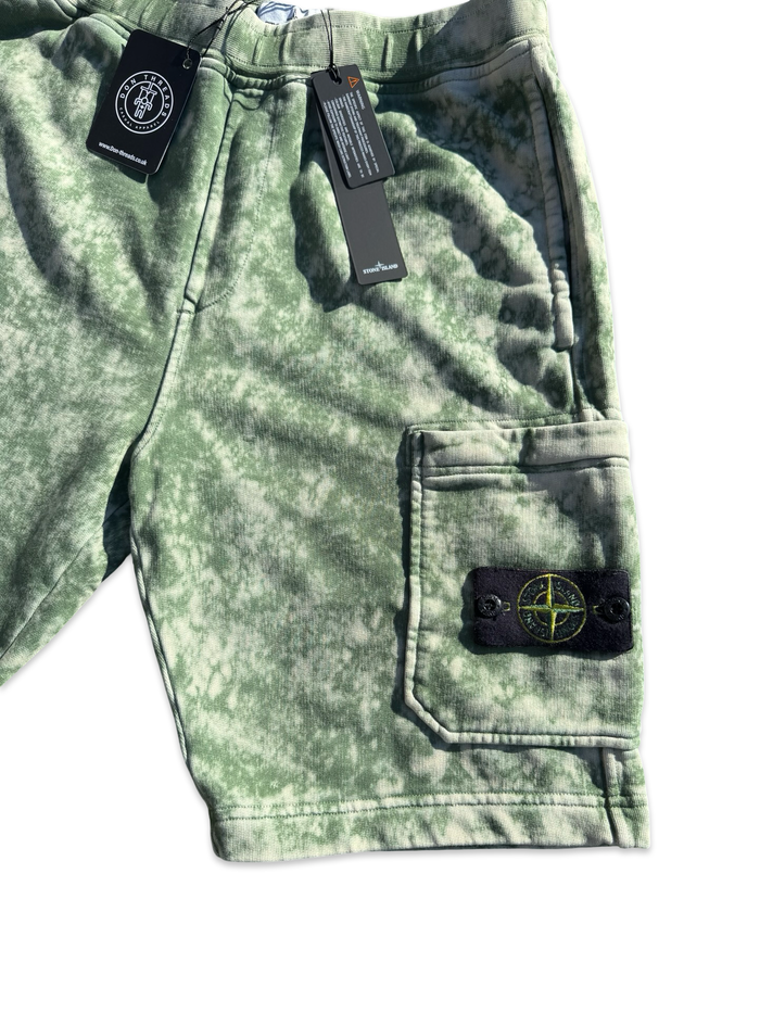 Stone Island OVD Acid Wash Fleece Shorts