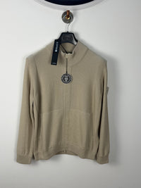 Stone Island Ghost Piece Cotton Cashmere Zip Up