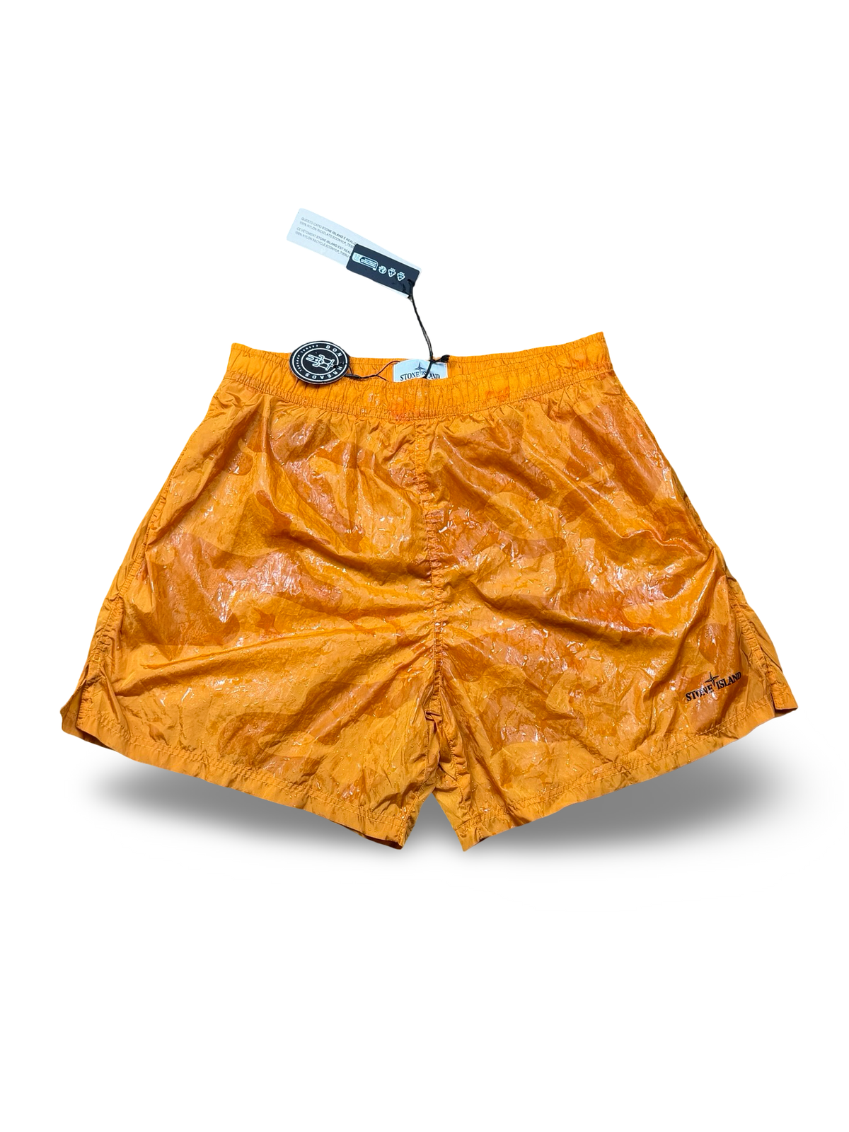 Stone Island Camo Water Reactive Loose Fit Swim Shorts