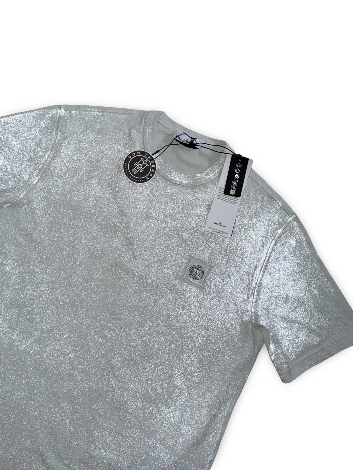 Stone Island Reflective Garment Lamination T-Shirt
