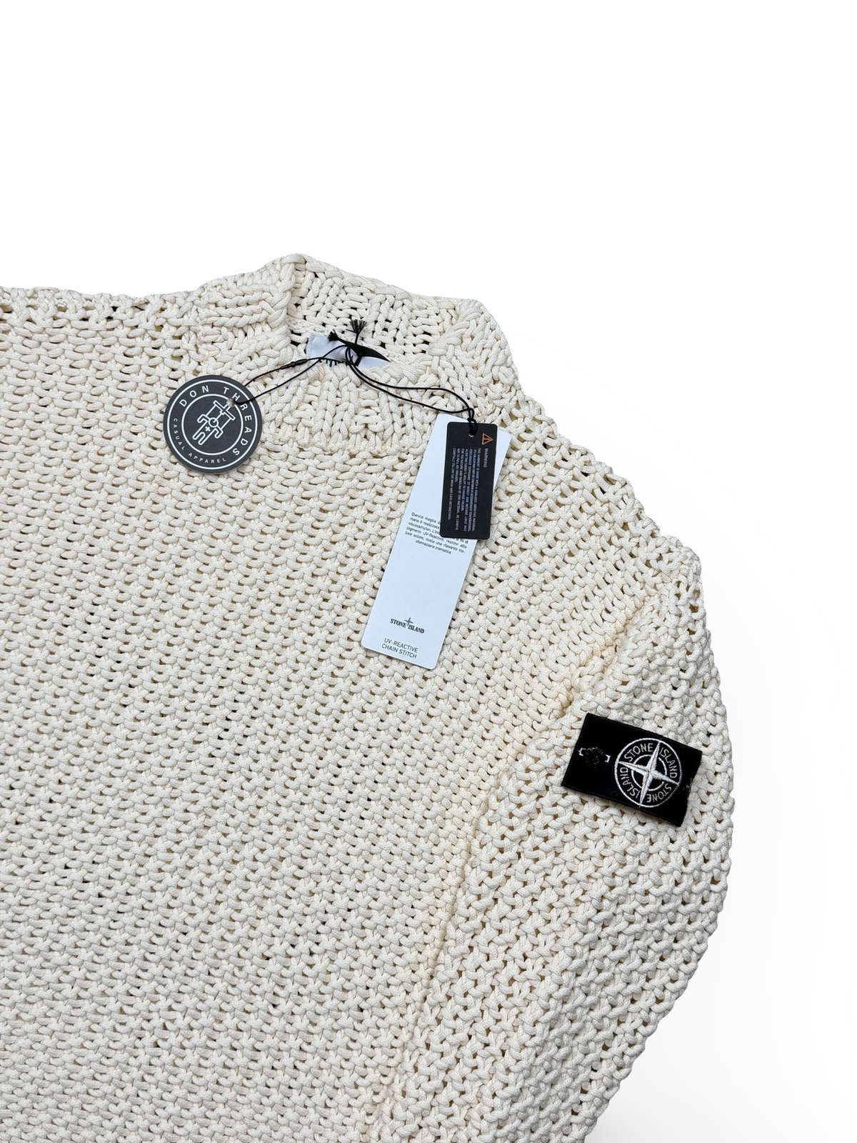 Stone Island UV-Reactive Chain Stitch