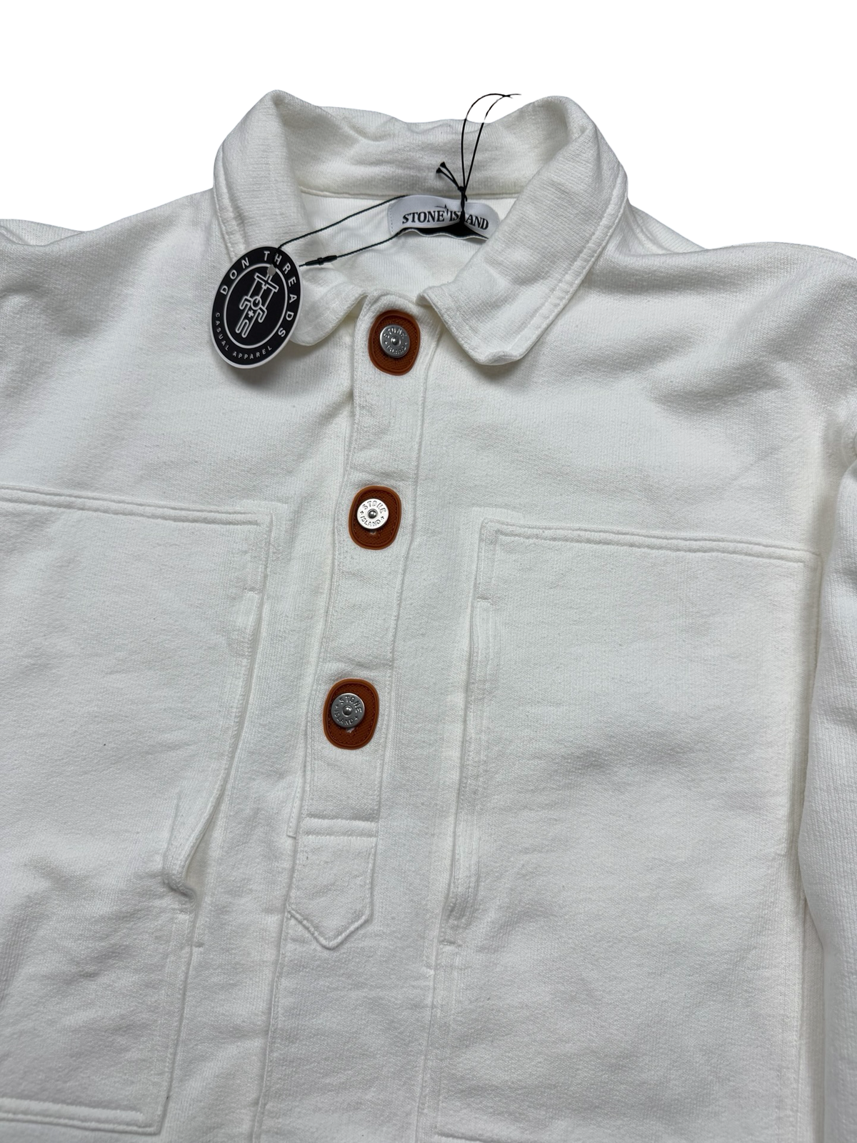 Stone Island Knit-Look Cotton S.I Raw Beauty