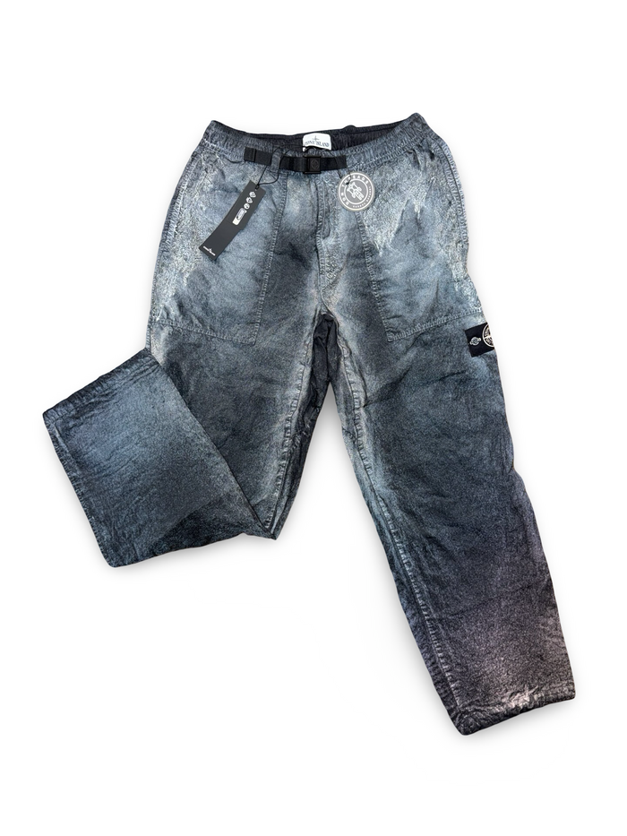 Stone Island Dense Nylon-TC Hand Sprayed Reflective Cargo Trousers