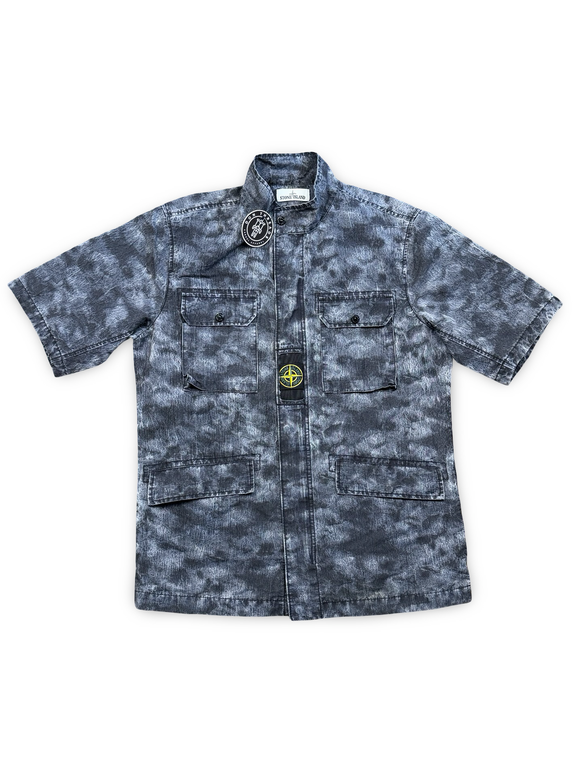 Stone Island Centre Badge DPM Jaquard Overshirt