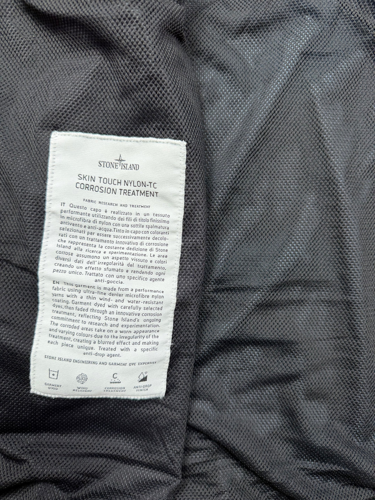 Stone Island Skin Touch Nylon-TC Corrosion Treatment