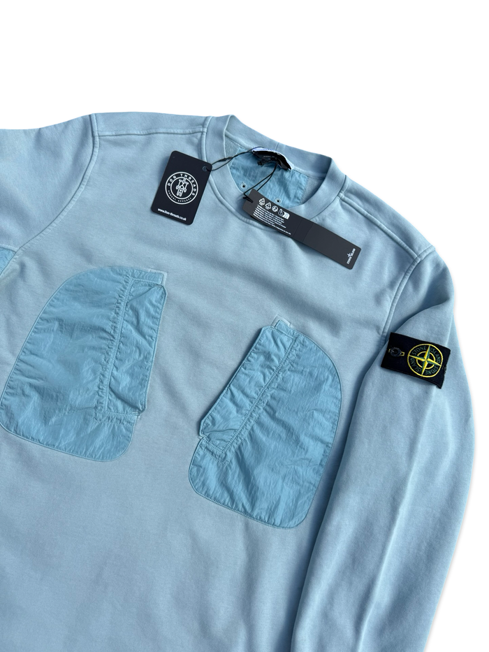 Stone Island Crewneck With Nylon Metal